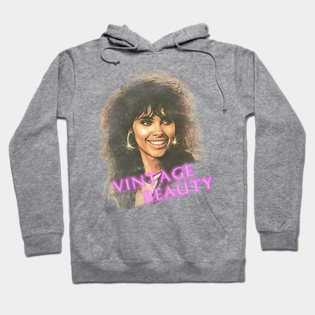 80s Vintage Beauty Girl Hoodie by 8 Fists of Tees